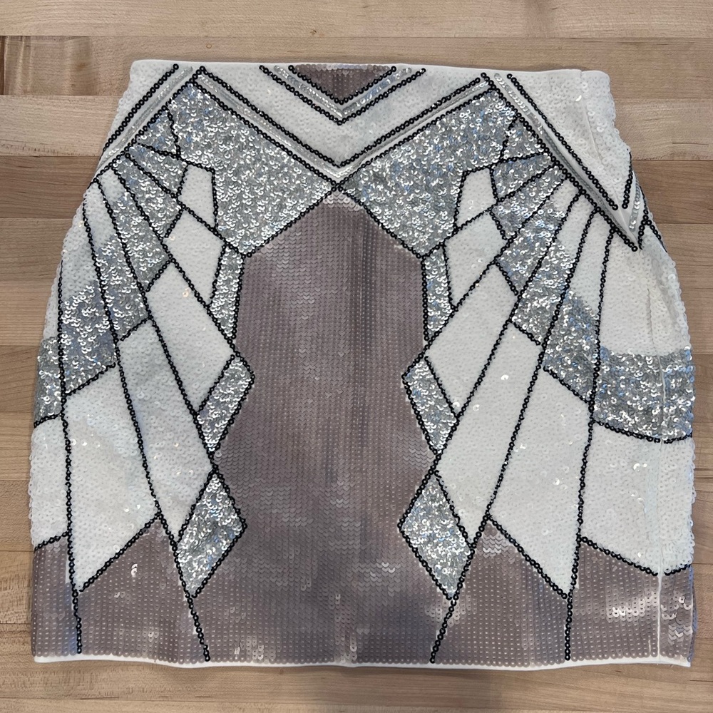 NWOT Express sequin skirt-like new